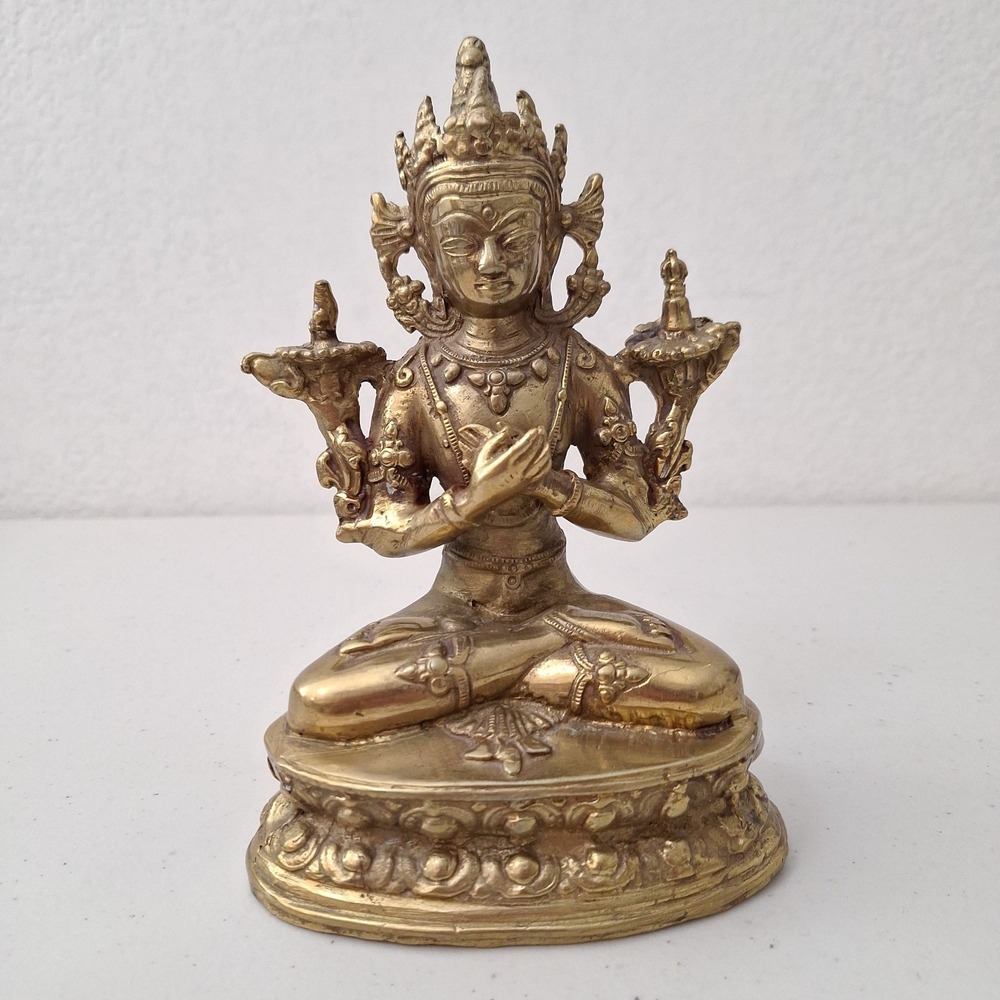 Antique Statue of Vajradhara in Vajrahumkara Mudra Pose Cataloged Former Museum